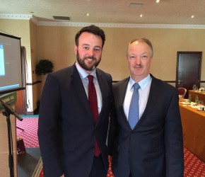 Discussing Brexit with Colum Eastwood MLA, Leader of the SDLP