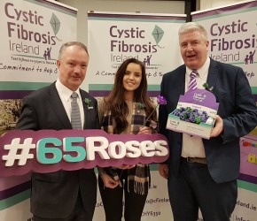 At the Launch of Cystic Fibrosis Ireland 65 Roses Day 2018