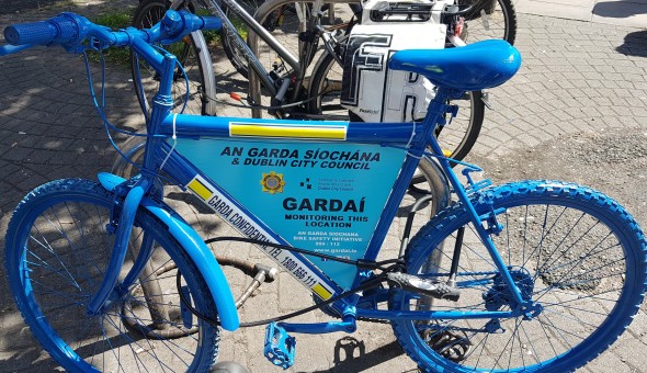 blue bike