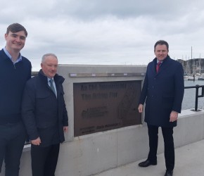 Official opening of new Howth Pier by Minister for Agriculture, Charlie McConalogue TD