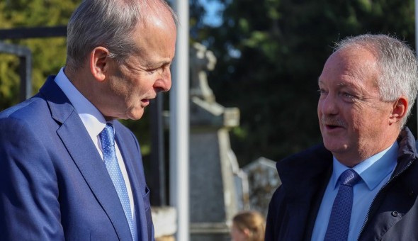 Micheál Martin and Seán Haughey